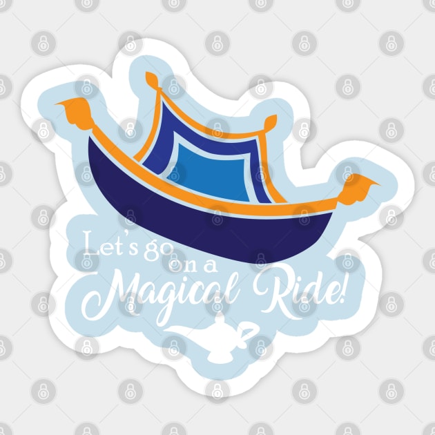 Magic Carpet Sticker by justSVGs